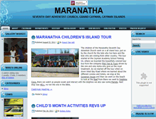 Tablet Screenshot of maranatha.caymanadventist.org